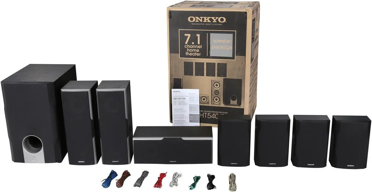 Alt view image 16 of 16 - Onkyo SKS-HT540 7.1 Channel Home Theater Speaker System