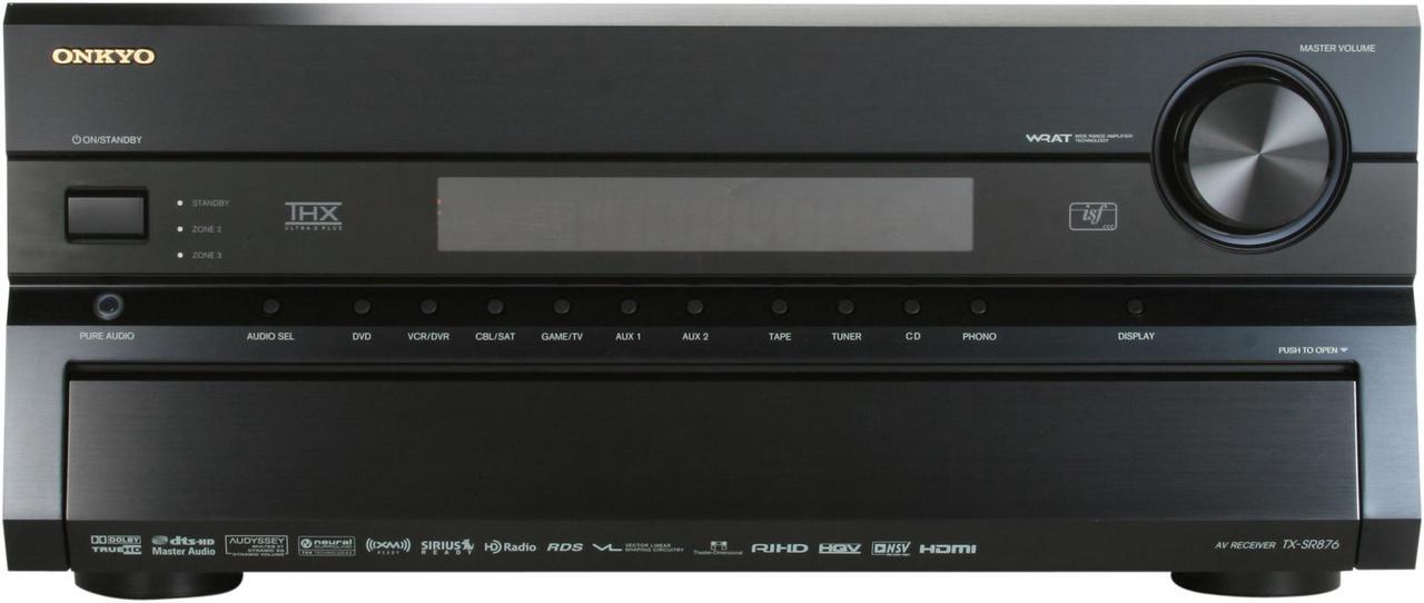 Alt view image 2 of 6 - ONKYO TXSR876 7.1-Channel Black Home Theater Receivers