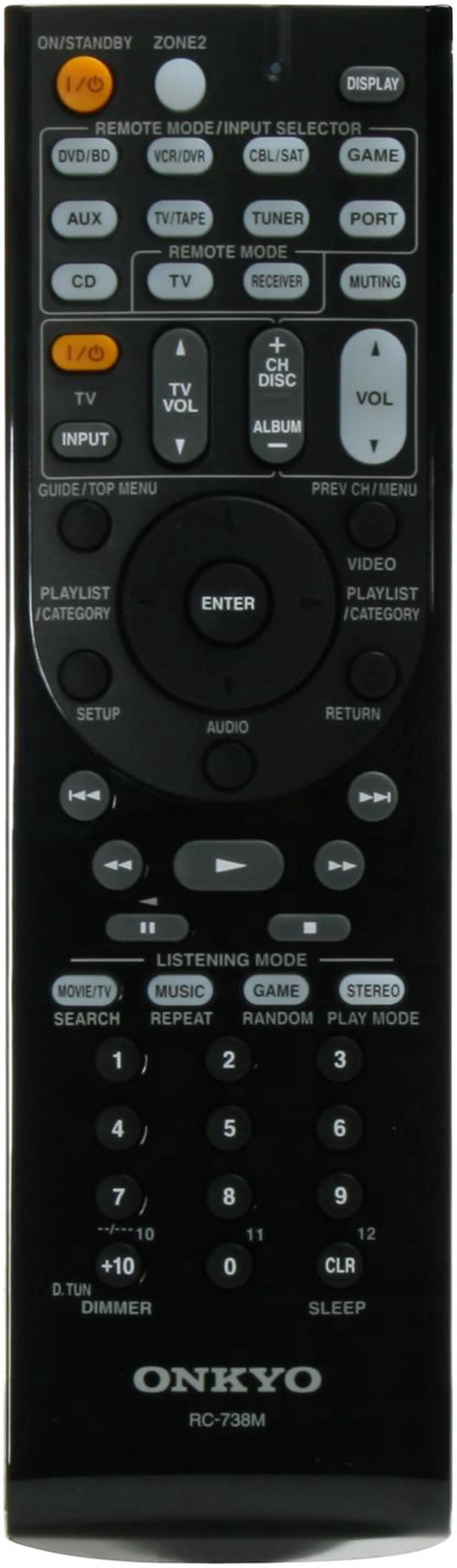 Alt view image 7 of 8 - ONKYO TX-SR607 7.2-Channel Black Home Theater Receiver