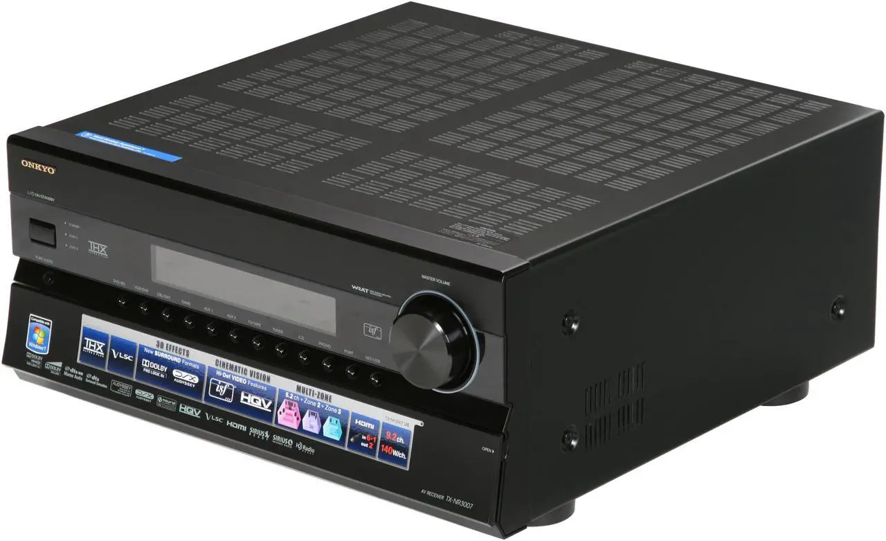 Main image of ONKYO TX-NR3007 9.2-Channel Black A/V Surround Home Network Receiver