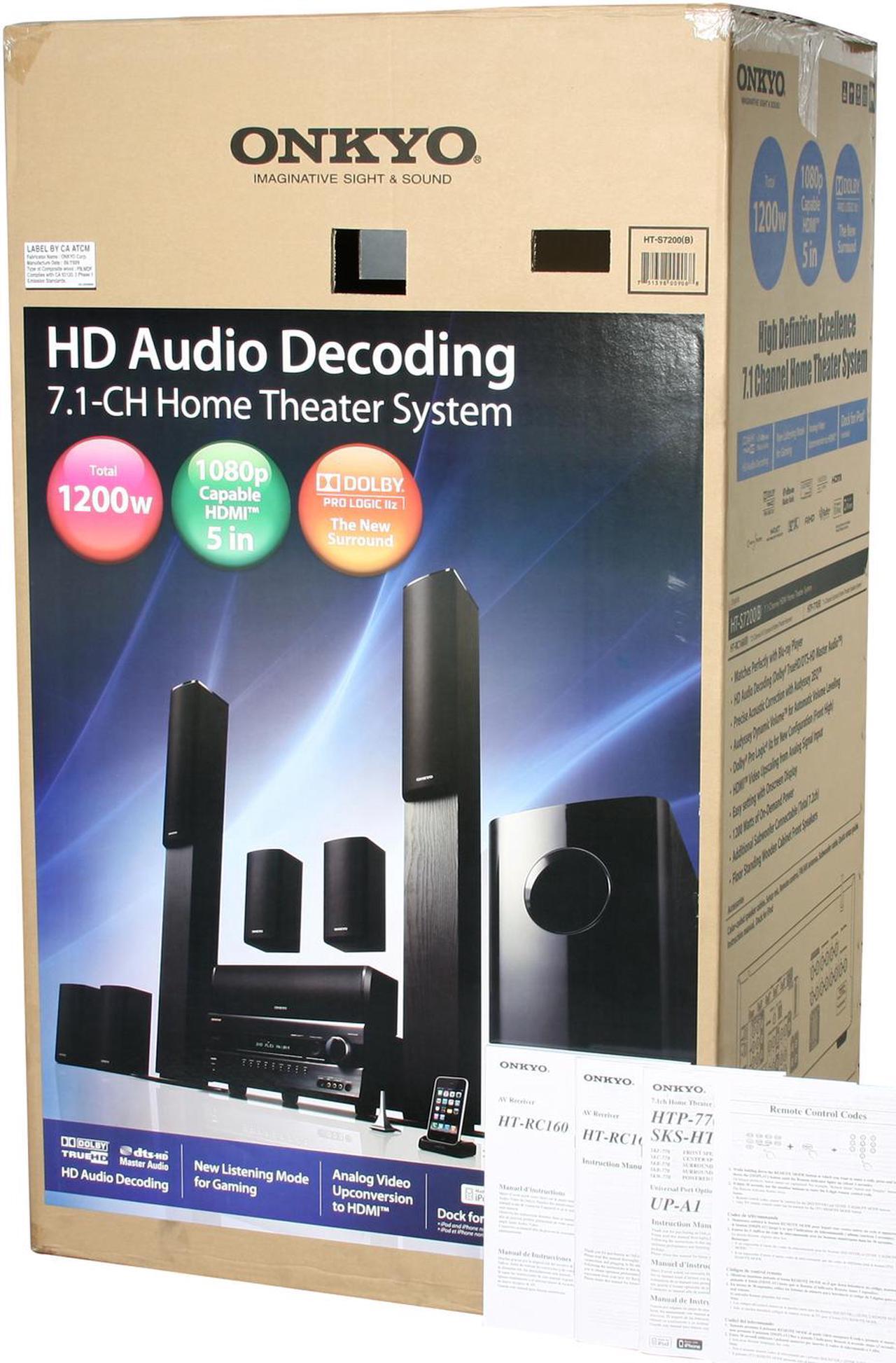 Alt view image 15 of 15 - ONKYO HT-S7200 7.1-Channel Black Home Theater System