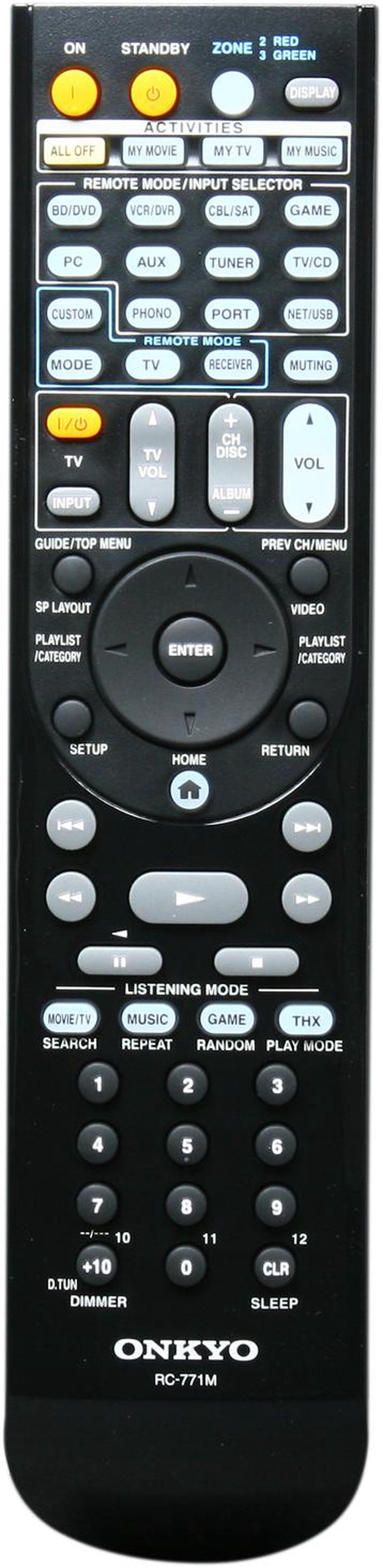 Alt view image 5 of 6 - ONKYO TX-NR808 7.2-Channel A/V Receiver