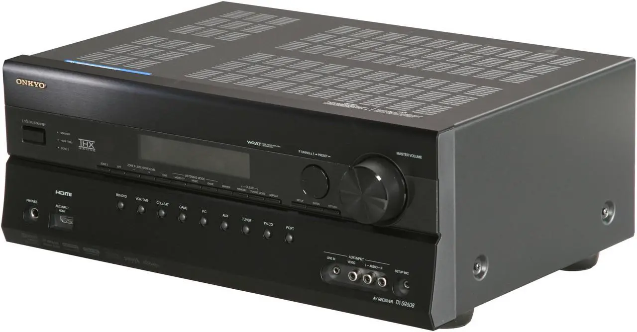 Alt view image 2 of 7 - ONKYO TX-SR608 7.2-Channel Home Theater Receiver