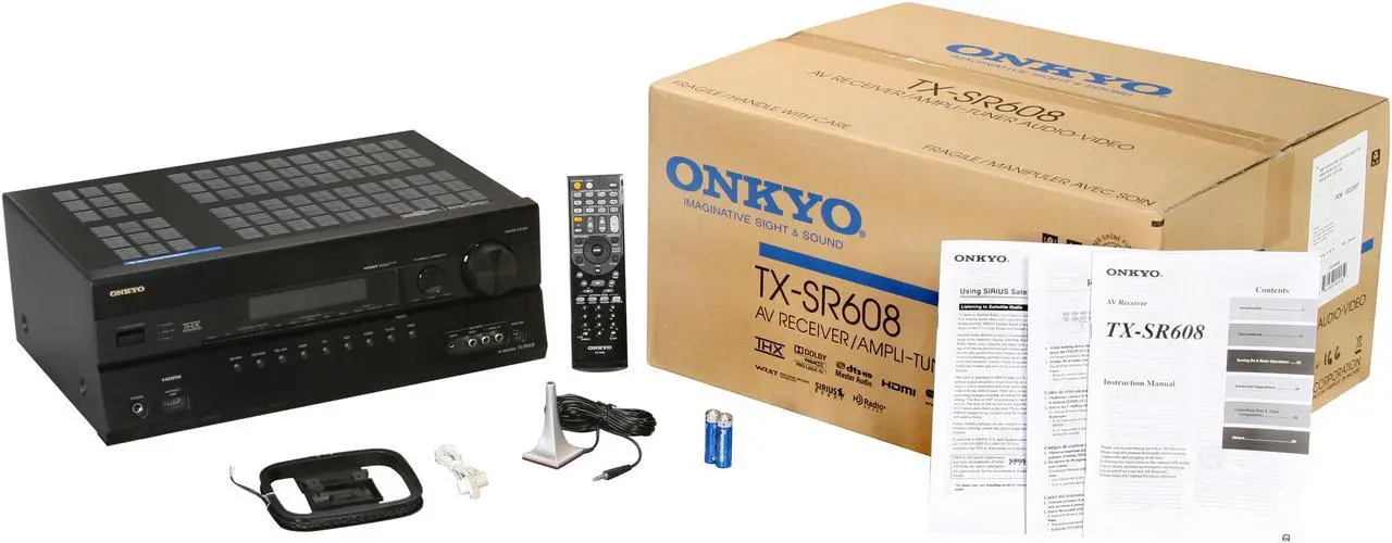 Alt view image 7 of 7 - ONKYO TX-SR608 7.2-Channel Home Theater Receiver