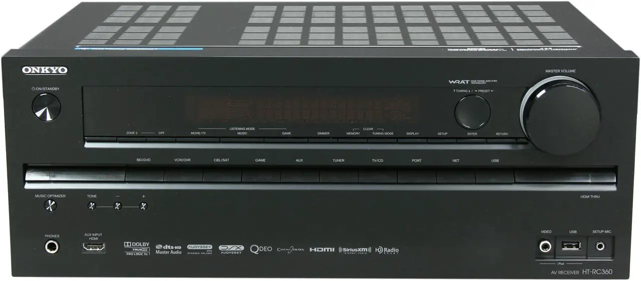 Alt view image 2 of 6 - ONKYO HT-RC360 7.2-Channel Home Theater Receiver