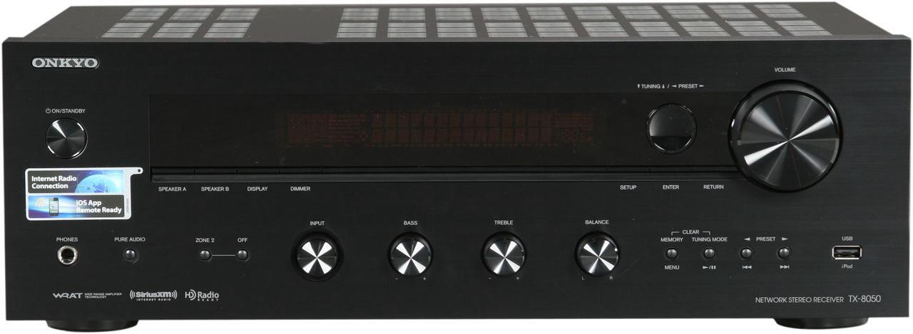 Alt view image 2 of 6 - ONKYO TX-8050 Stereo Network Receiver