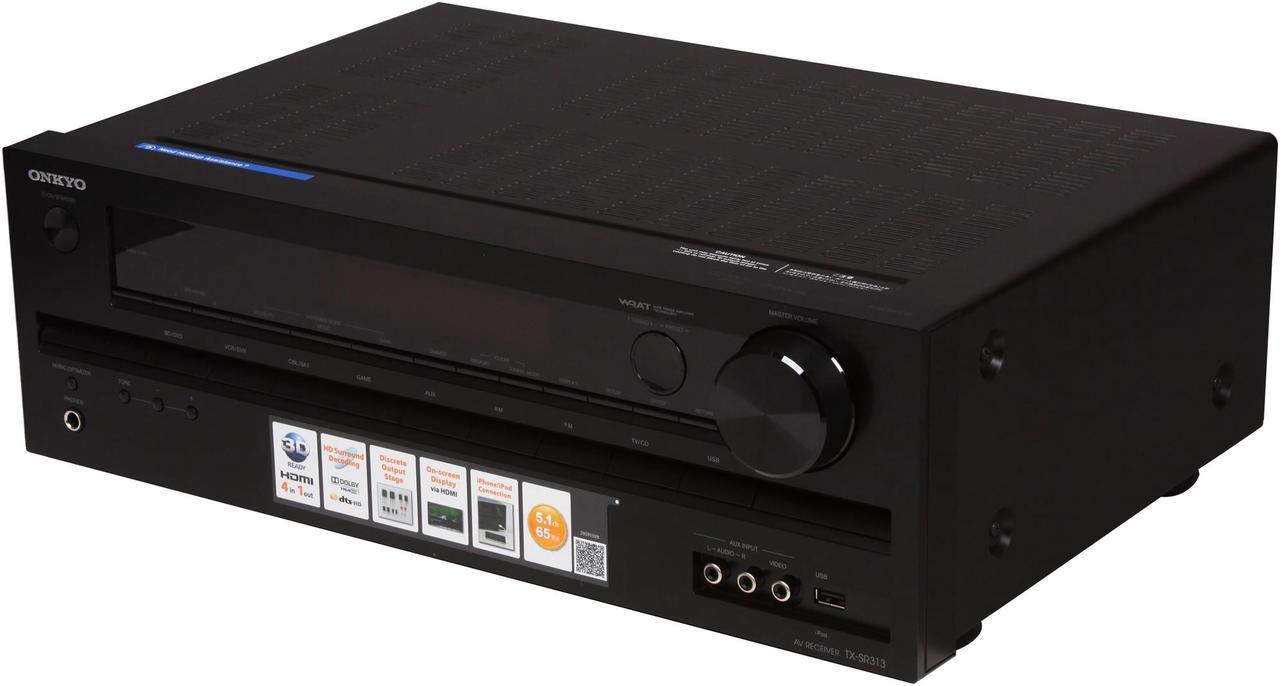 Main image of ONKYO TX-SR313 5.1-Channel 3D-Ready Home Theater Receiver