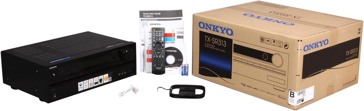 Alt view image 6 of 6 - ONKYO TX-SR313 5.1-Channel 3D-Ready Home Theater Receiver