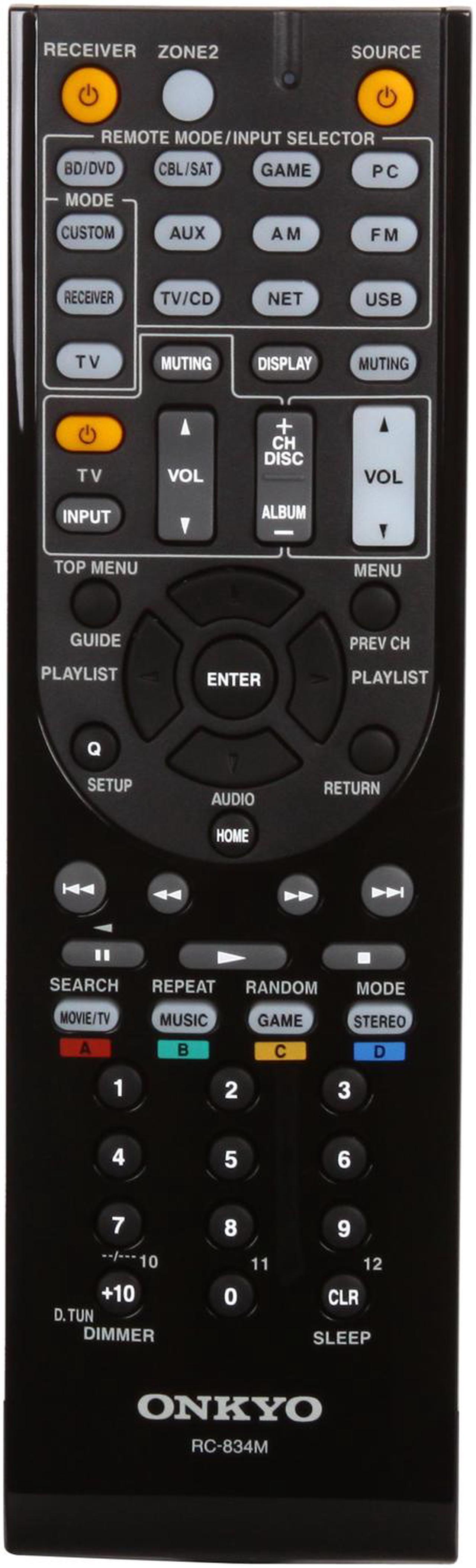 Alt view image 5 of 6 - ONKYO TX-NR414 5.1-Channel 3-D Ready Network A/V Receiver
