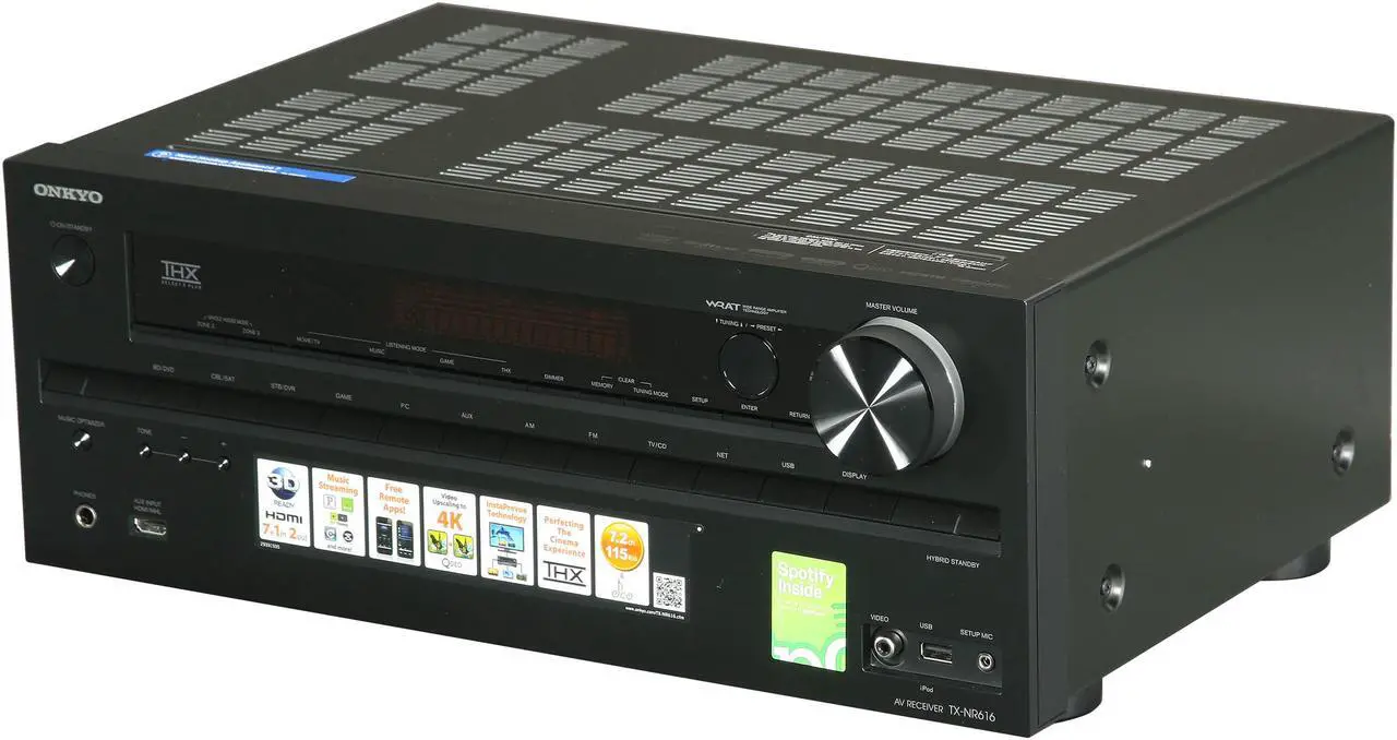 Main image of ONKYO TX-NR616 7.2-Channel THX Certified Network A/V Receiver