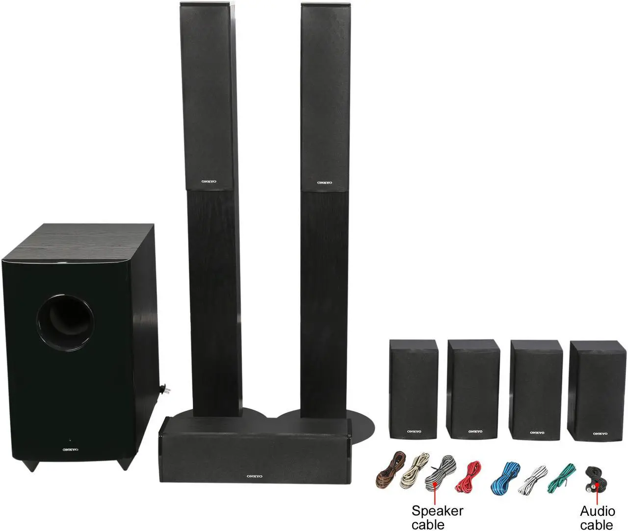 Alt view image 17 of 18 - ONKYO SKS-HT870 7.1-Channel Home Theater Speaker System