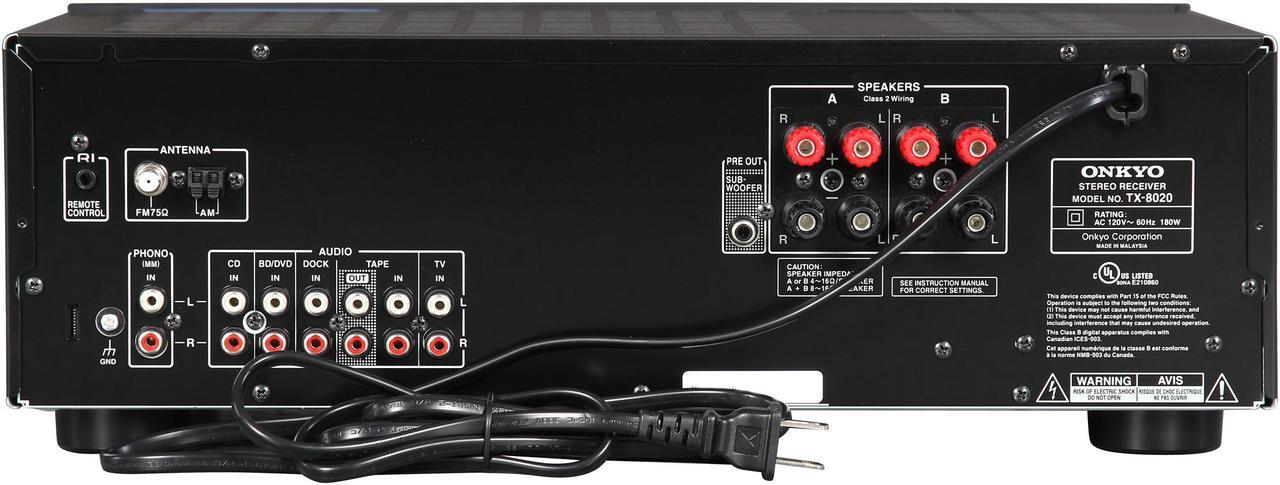 Alt view image 5 of 7 - Onkyo TX-8020 Stereo Receiver