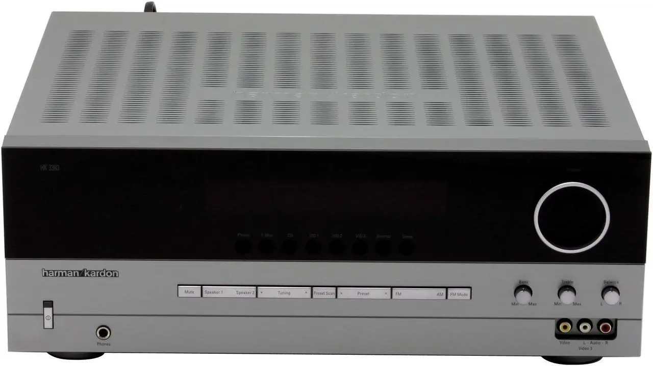 Alt view image 3 of 10 - Harman/Kardon HK 3380 Stereo 2 x 80 Watts Stereo Receiver