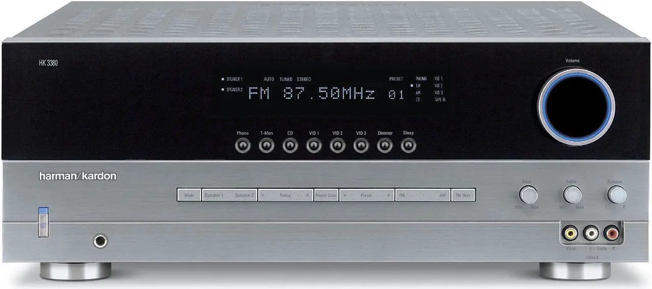 Alt view image 2 of 10 - Harman/Kardon HK 3380 Stereo 2 x 80 Watts Stereo Receiver
