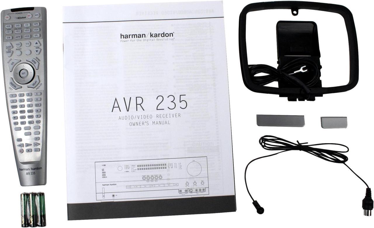 Alt view image 5 of 5 - Harman/Kardon AVR235 7.1-Channel 7 x 50 Watts Receiver