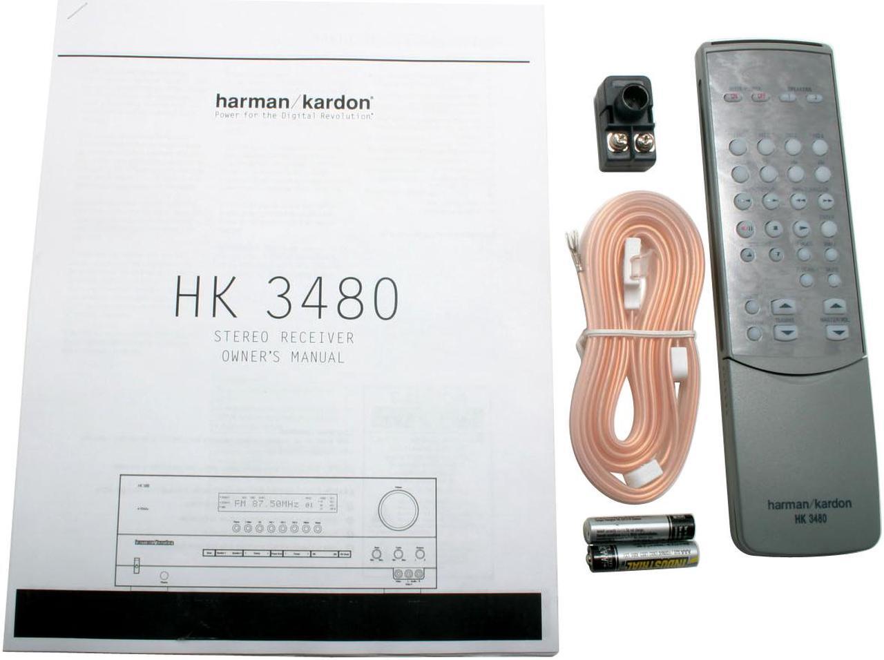 Alt view image 11 of 13 - Harman/Kardon HK3480 Stereo Receiver