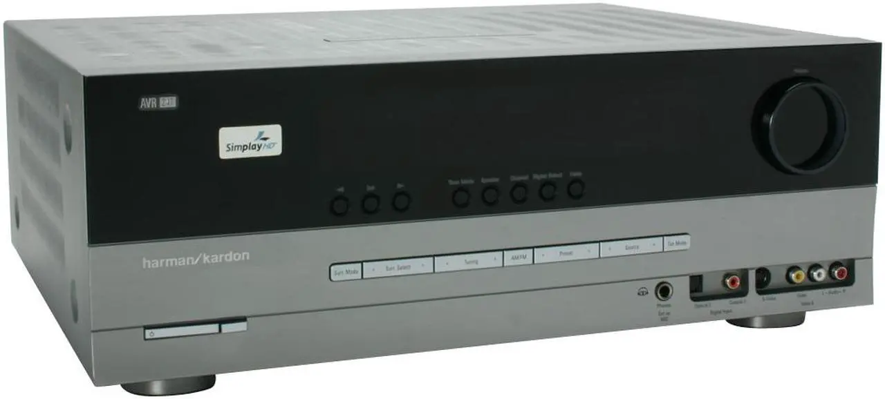 Alt view image 3 of 16 - Harman/Kardon AVR 247 7.1-Channel A/V Receiver with HDMI Switching