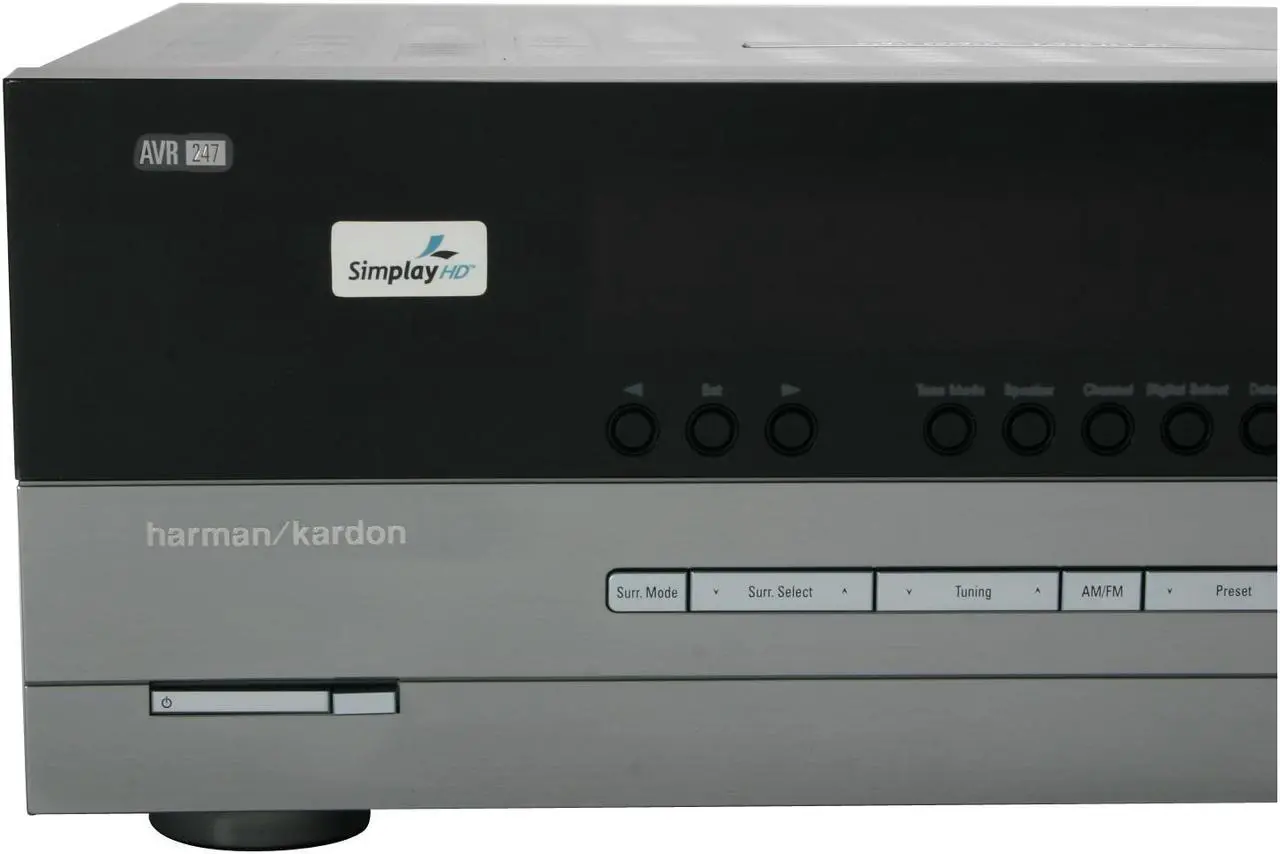 Alt view image 7 of 16 - Harman/Kardon AVR 247 7.1-Channel A/V Receiver with HDMI Switching