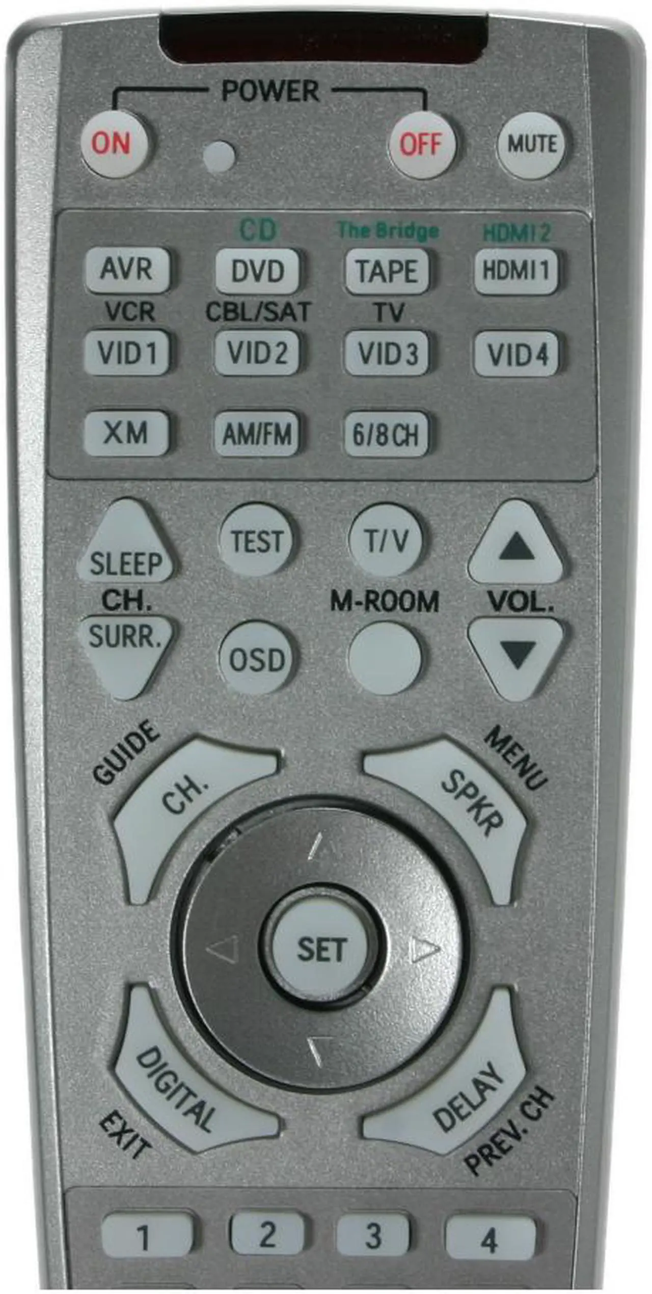 Alt view image 13 of 16 - Harman/Kardon AVR 247 7.1-Channel A/V Receiver with HDMI Switching