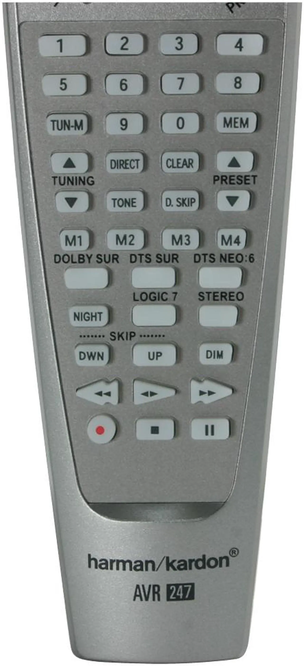 Alt view image 14 of 16 - Harman/Kardon AVR 247 7.1-Channel A/V Receiver with HDMI Switching