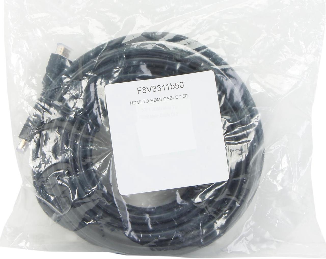 Alt view image 3 of 3 - Belkin HDMI to HDMI Cable, HDMI 2.0 / 4K Compatible, Male to Male, 50 feet (F8V3311b50)