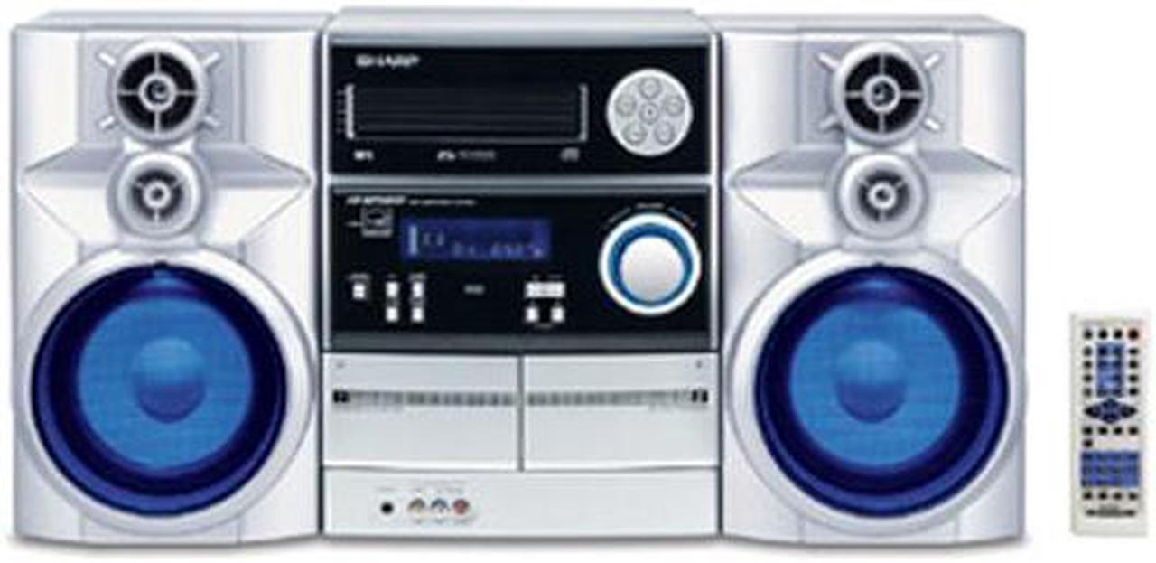 Main image of SHARP CD/Cassette/MP3/Radio 5-Disc Changer Mini Audio System CD-MPX850