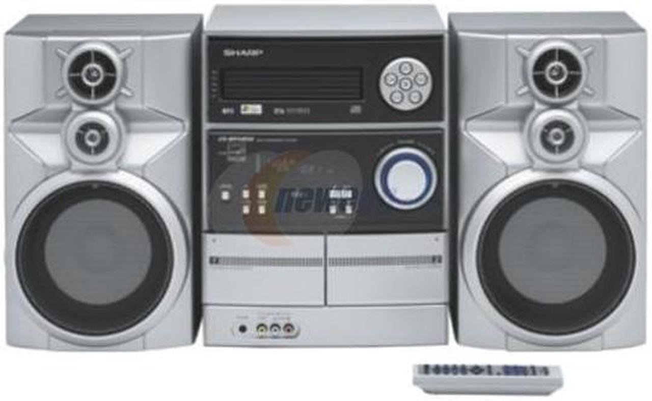 Alt view image 2 of 2 - SHARP CD/Cassette/MP3/Radio 5-Disc Changer Mini Audio System CD-MPX850