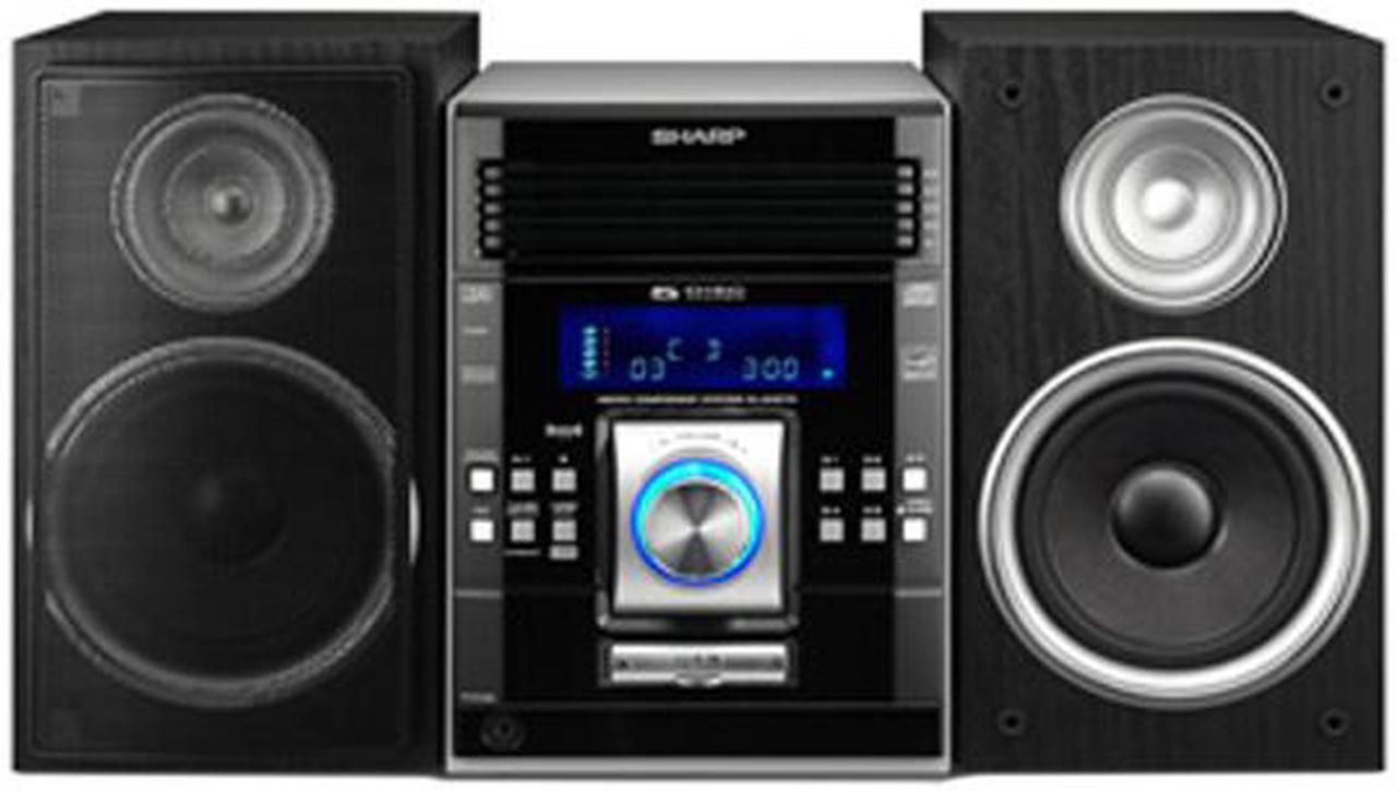 Main image of SHARP CD/MP3/Radio 5-Disc Changer Shelf System XL-UH270