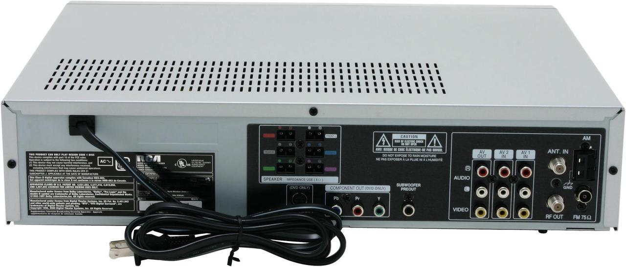 Alt view image 5 of 9 - RCA RTD300 300W 5.1CH DVD/VCR Home Theater System