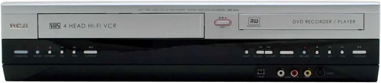 Alt view image 3 of 10 - RCA DVD Recorder & VCR Combo DRC8310N