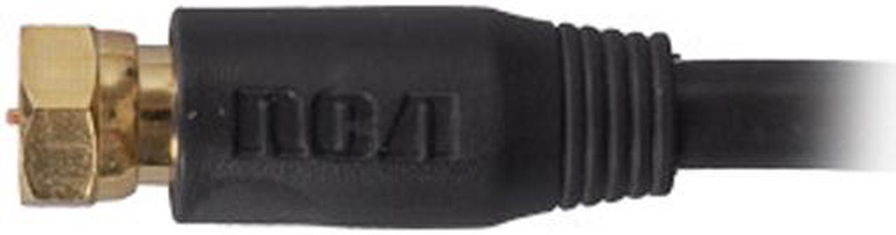 Main image of RCA VH625N 25 ft. Digital RG6 Coaxial Cable in Black Color w/ F connector