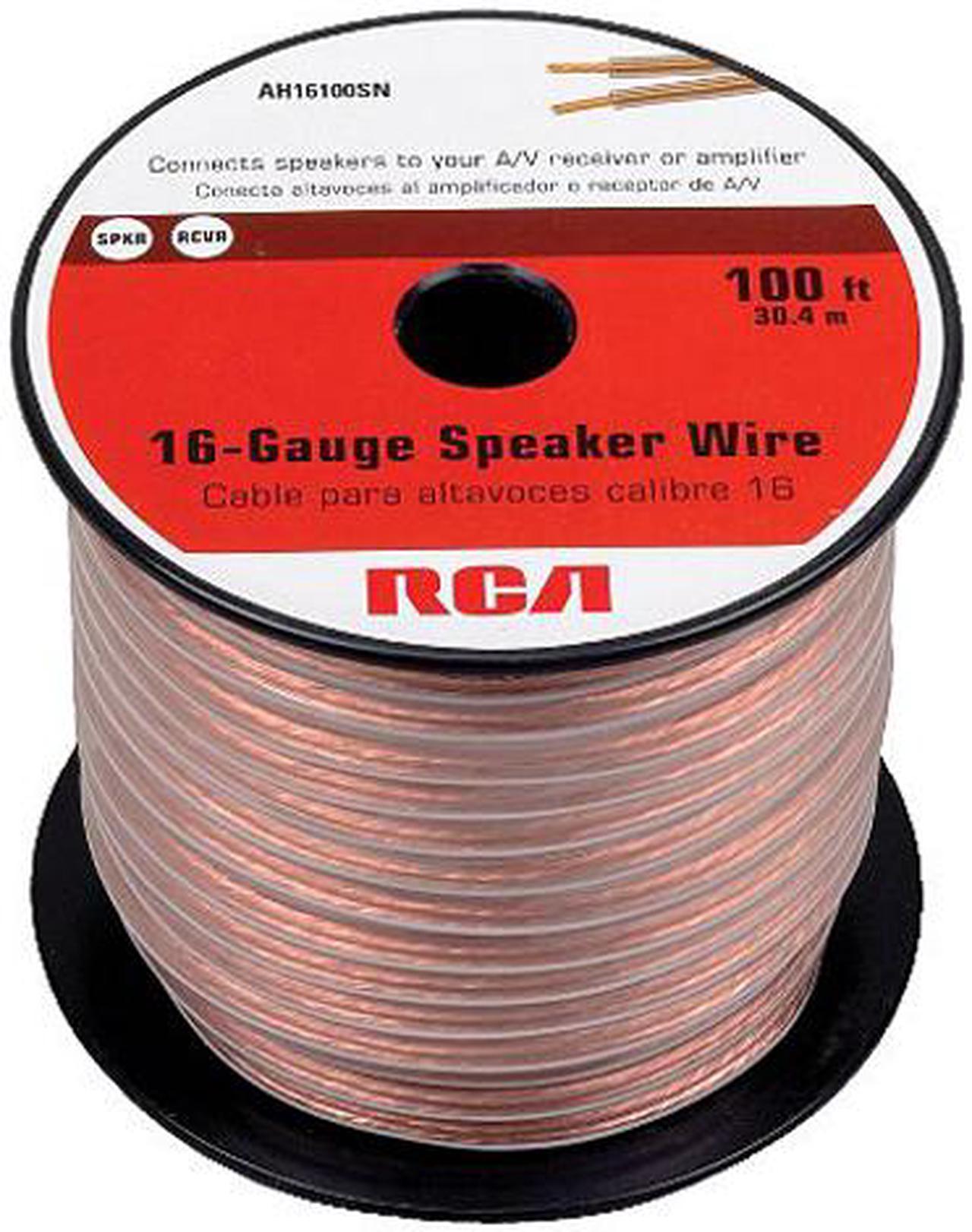 RCA Model AH16100SR 100 ft 16-Gauge Speaker Wire