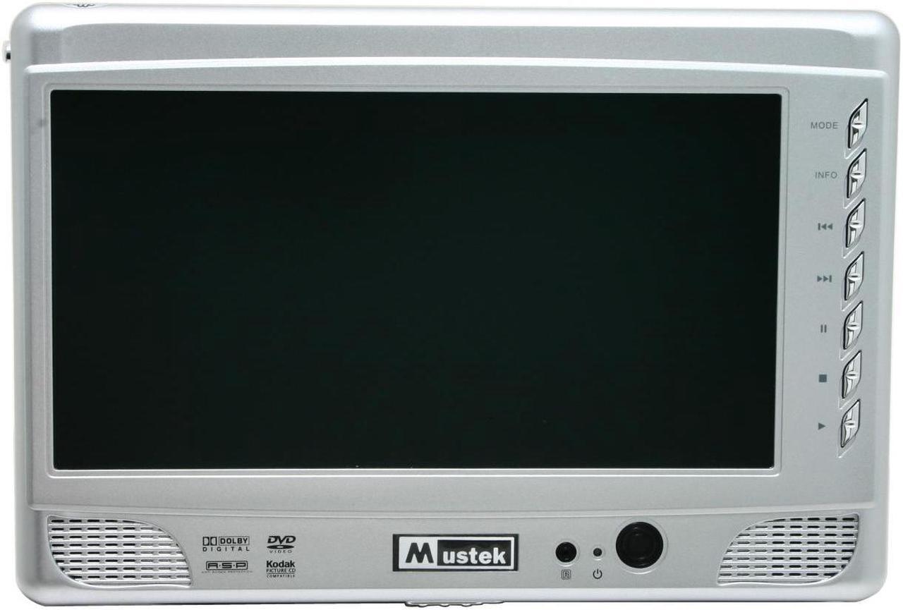 Alt view image 3 of 17 - Mustek PL8A90T Portable DVD Player with Bulit-in TV Tuner