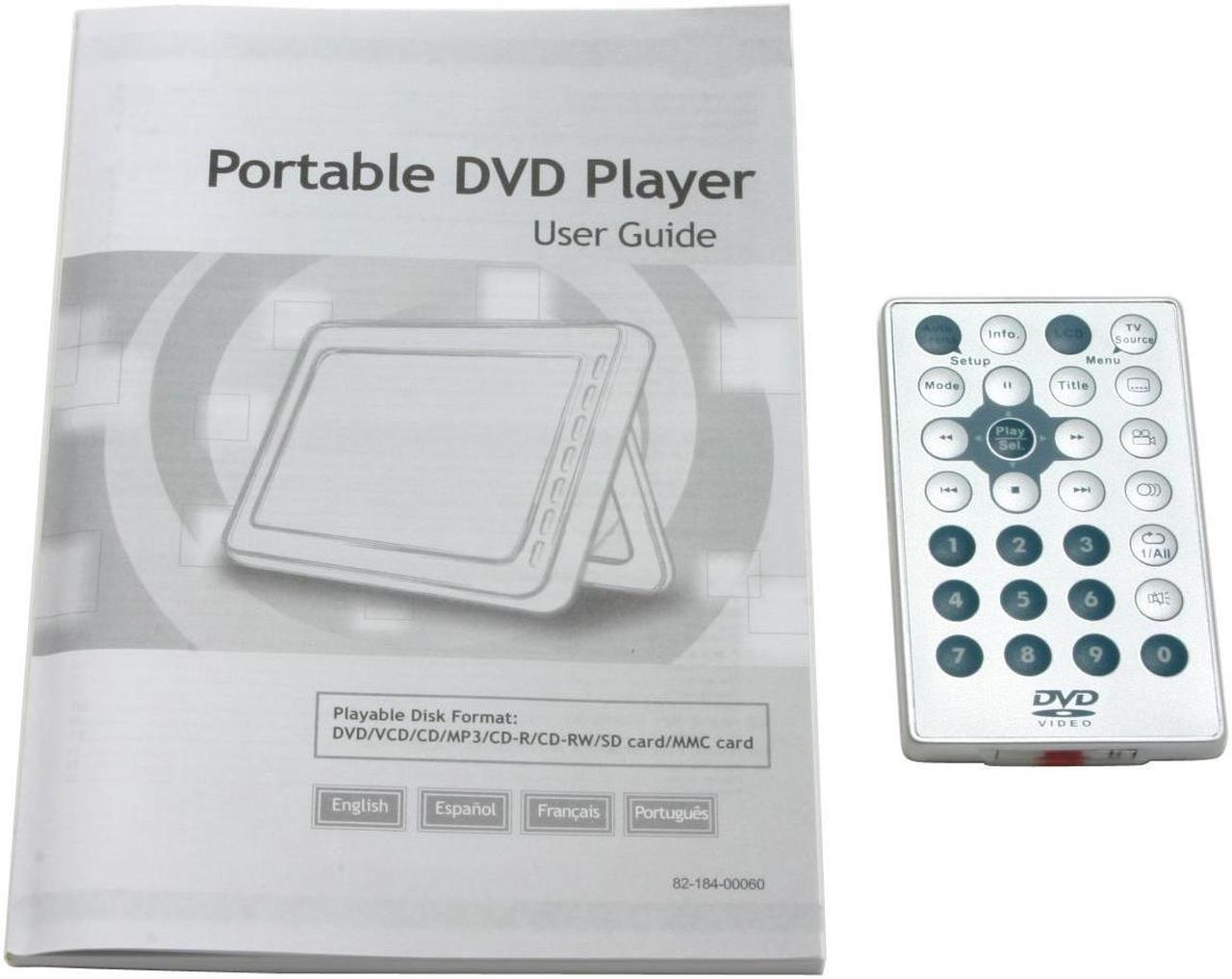 Alt view image 15 of 17 - Mustek PL8A90T Portable DVD Player with Bulit-in TV Tuner