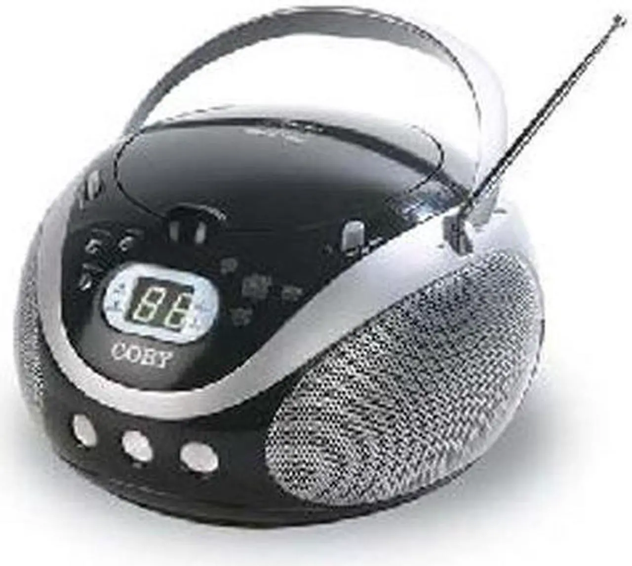 COBY Portable CD Player with AM/FM Stereo Tuner CX-CD241BLK - Newegg.com