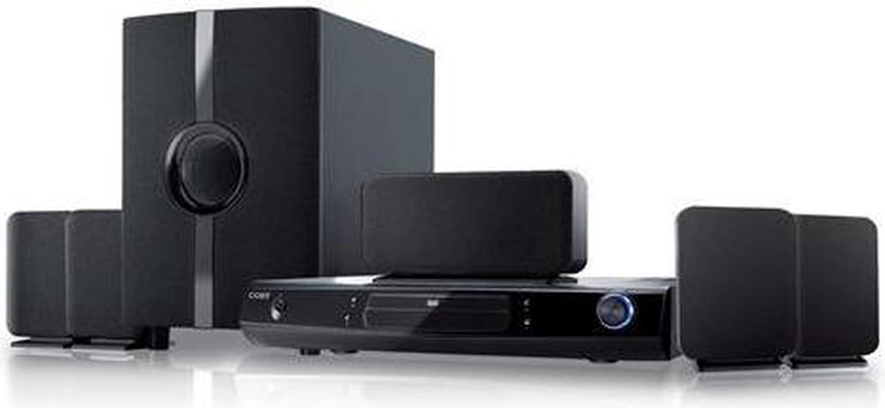 Main image of COBY DVD968 5.1-Channel DVD Home Theater System with AM/FM Tuner