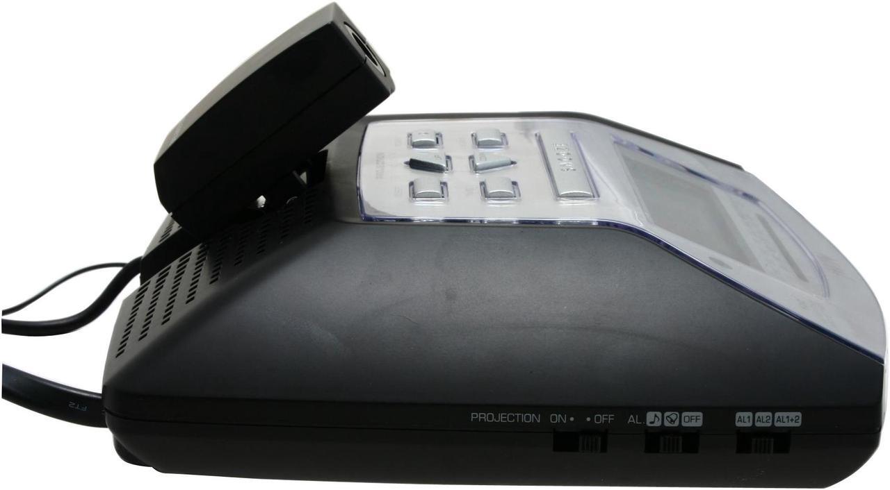 Alt view image 6 of 12 - jWIN JL-708 Self Setting Atomic Alarm Projection Clock w/ Blue Backlight LCD