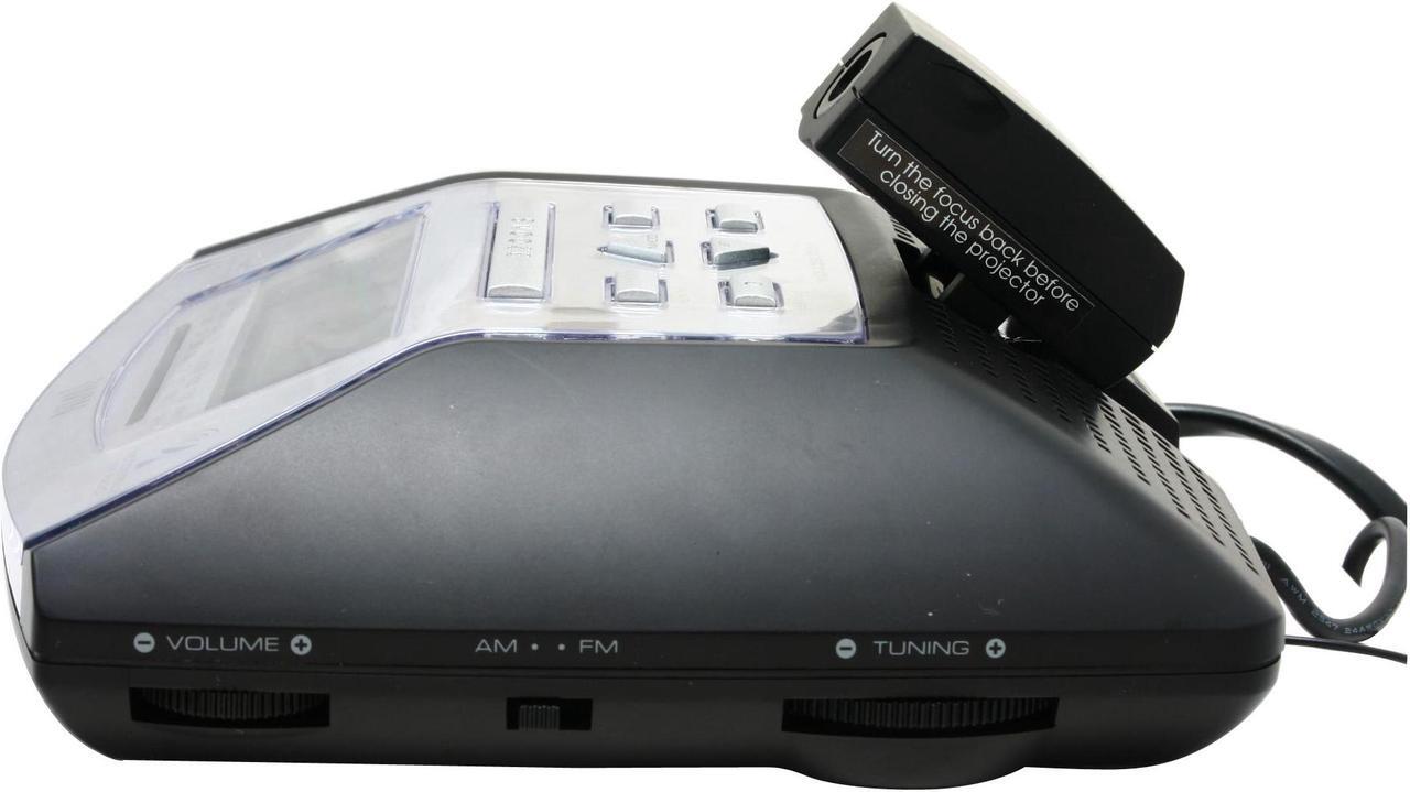 Alt view image 8 of 12 - jWIN JL-708 Self Setting Atomic Alarm Projection Clock w/ Blue Backlight LCD