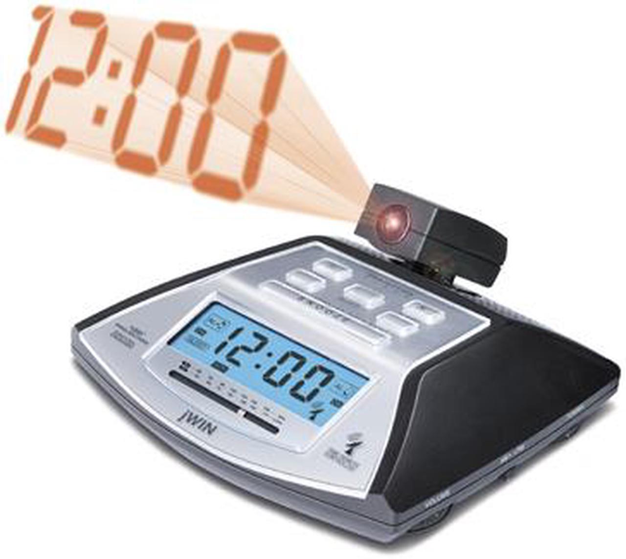 Main image of jWIN JL-708 Self Setting Atomic Alarm Projection Clock w/ Blue Backlight LCD