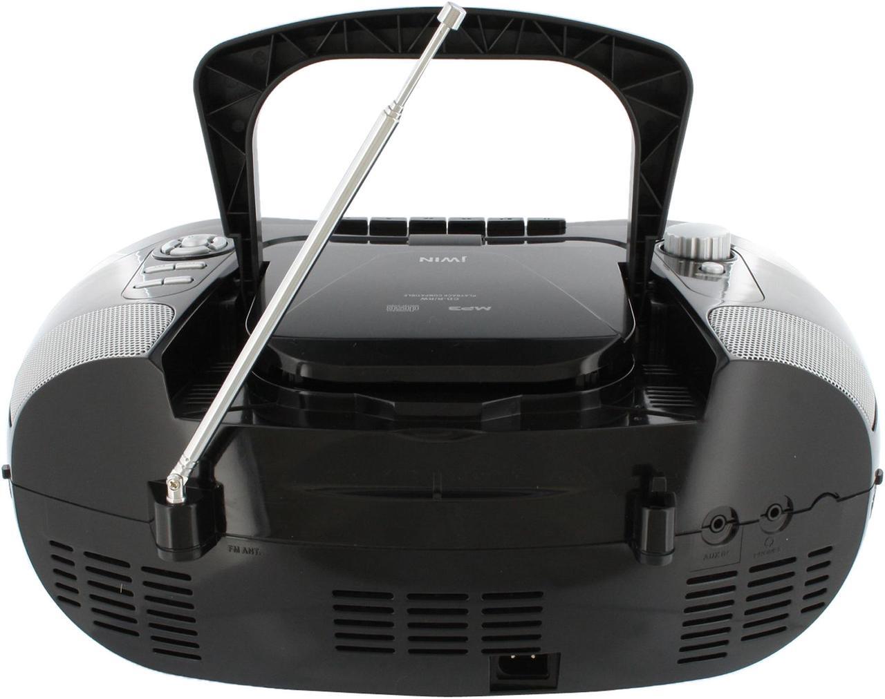 Alt view image 4 of 10 - jWIN Portable MP3 CD/CD w/Cassette & Radio JX-CD483