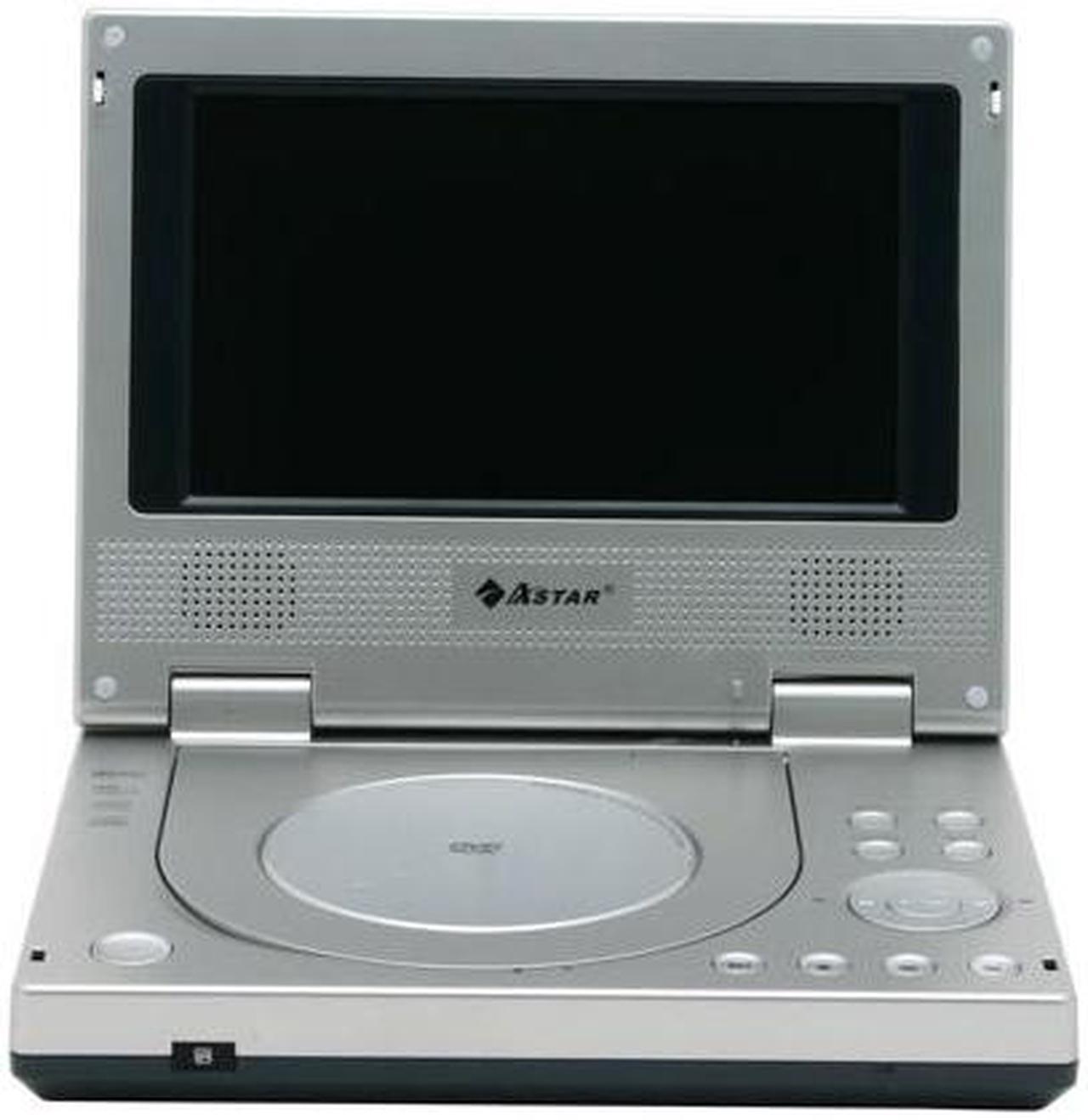 Alt view image 2 of 8 - ASTAR PD-3020 Portable DVD Player w/ 7" 16:9 LCD
