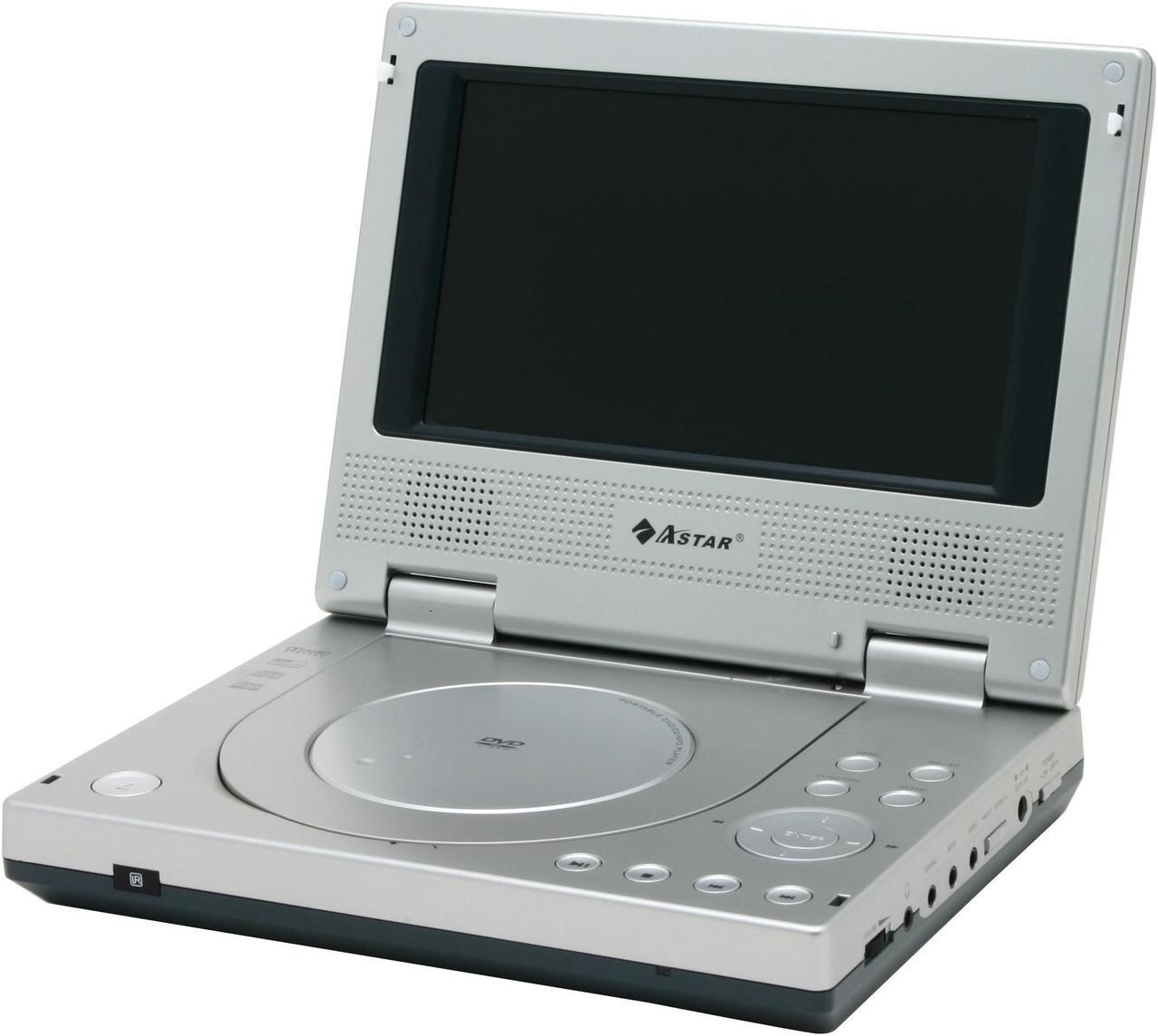 Alt view image 3 of 8 - ASTAR PD-3020 Portable DVD Player w/ 7" 16:9 LCD