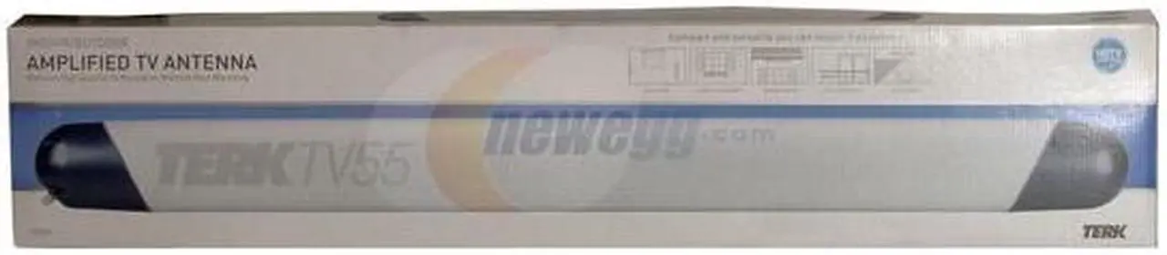 Alt view image 2 of 2 - TERK TV55 Indoor/Outdoor Amplified TV Antenna