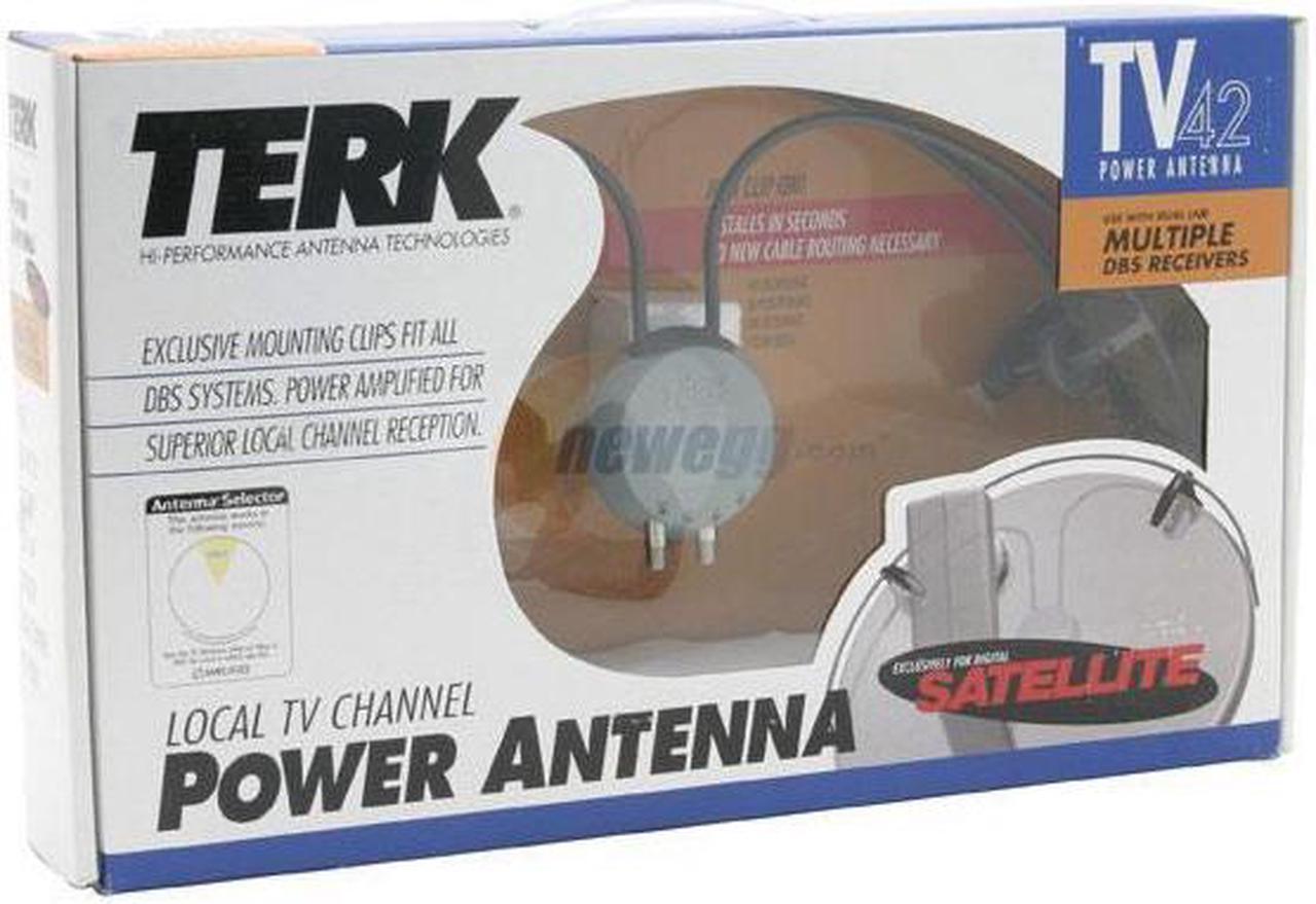 Alt view image 4 of 4 - TERK TV-42 Clip-On Amplified Outdoor Antenna