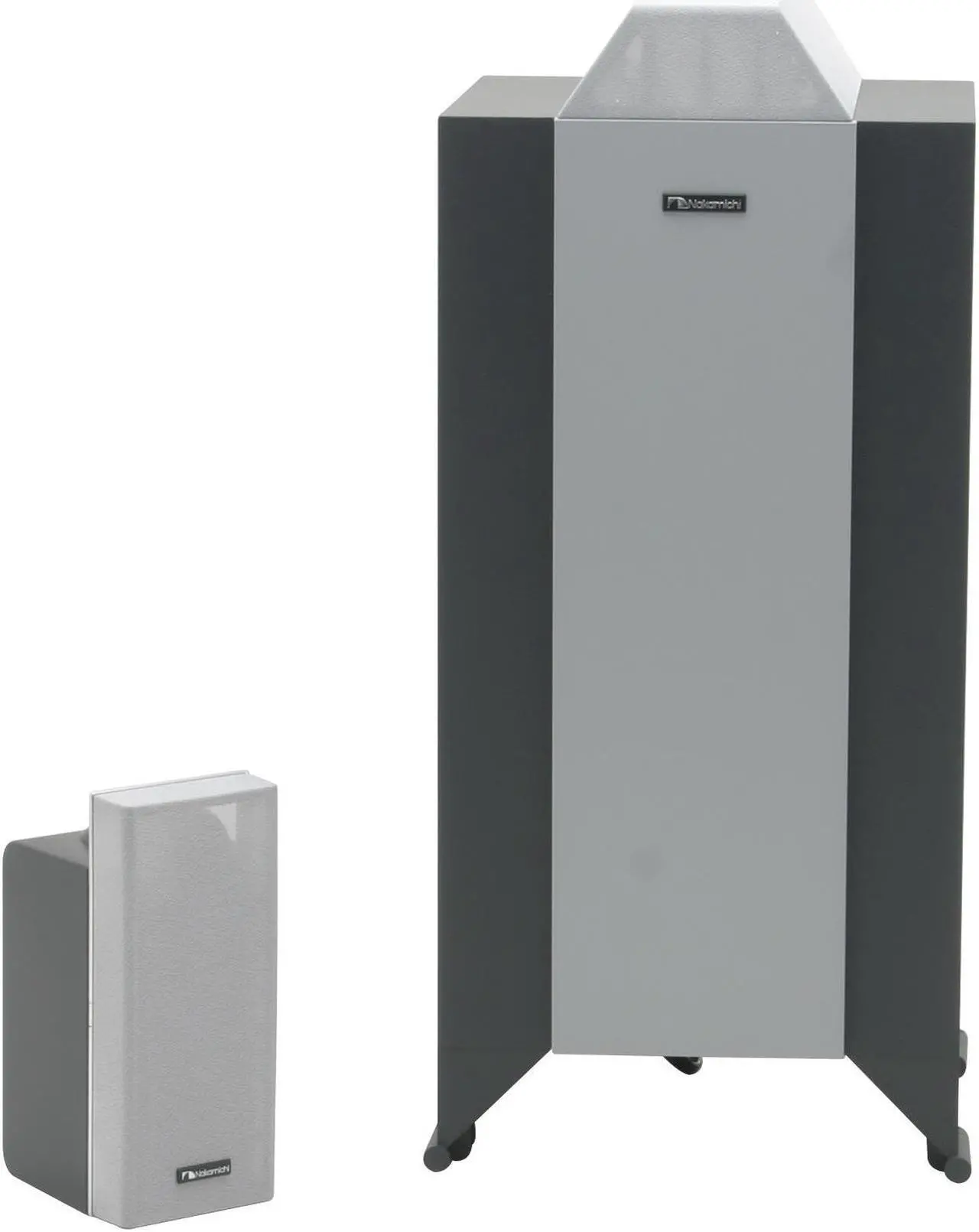 Alt view image 10 of 16 - NAKAMICHI DVD/CD/MP3 5-Disc Changer Shelf System SoundSpace 8
