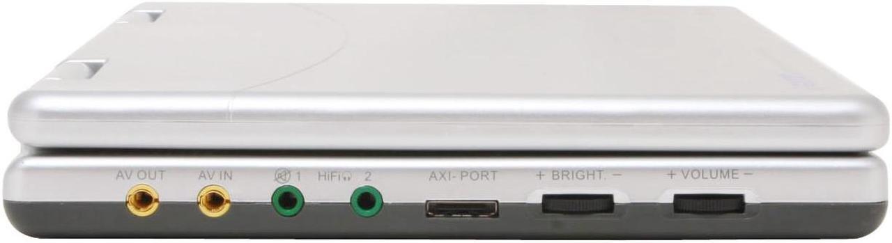Alt view image 9 of 16 - Axion AXN6090 Ultra-Slim Portable DVD Player with Axi-port