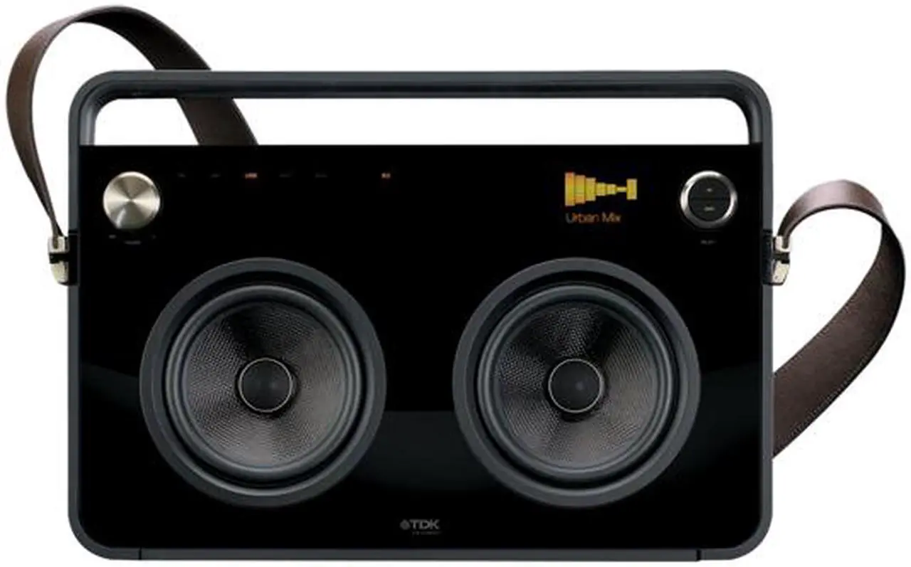 Alt view image 3 of 4 - TDK TP6802BLK 2 Speaker Boombox
