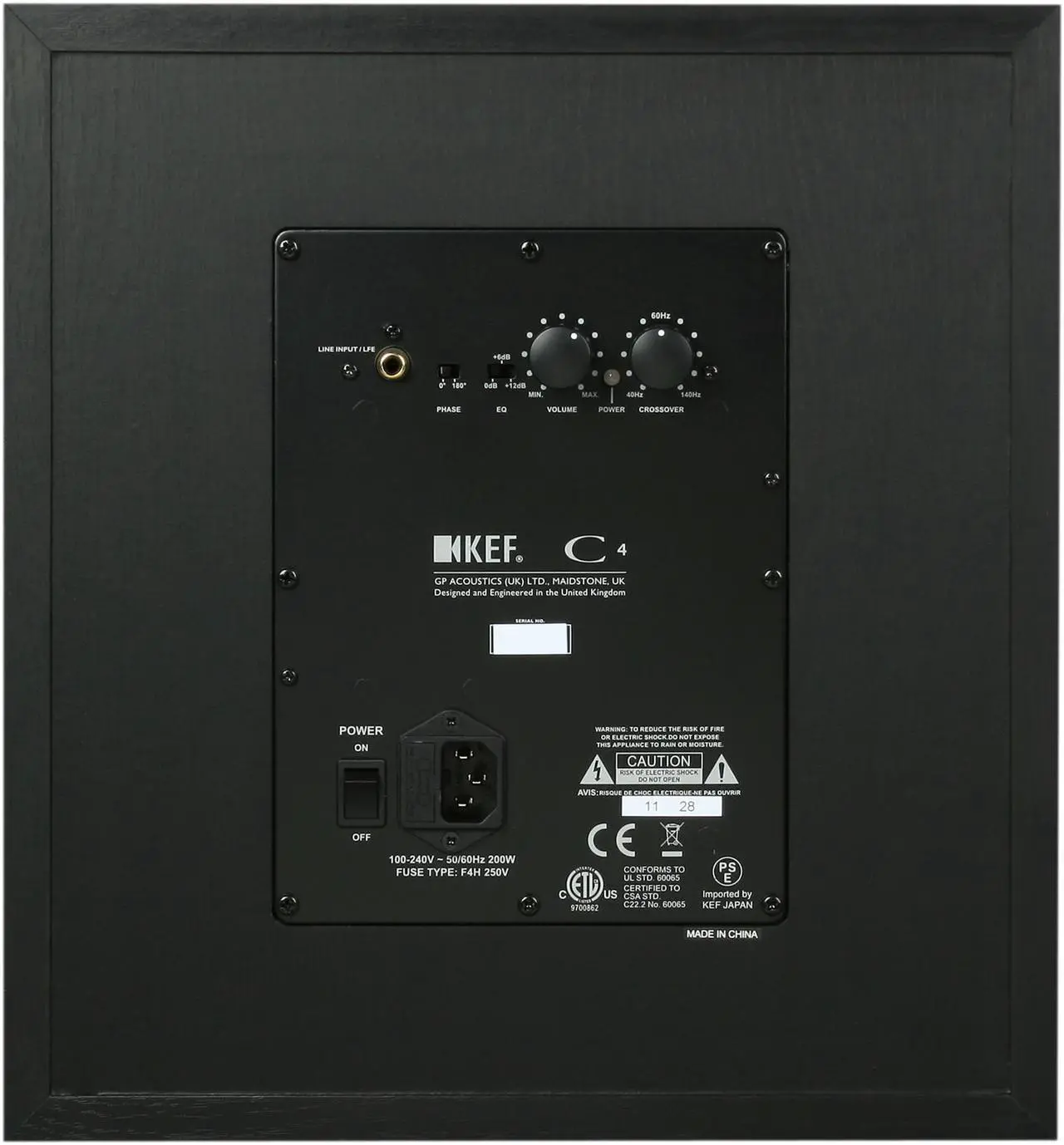 Alt view image 5 of 6 - KEF C4 Subwoofer Single