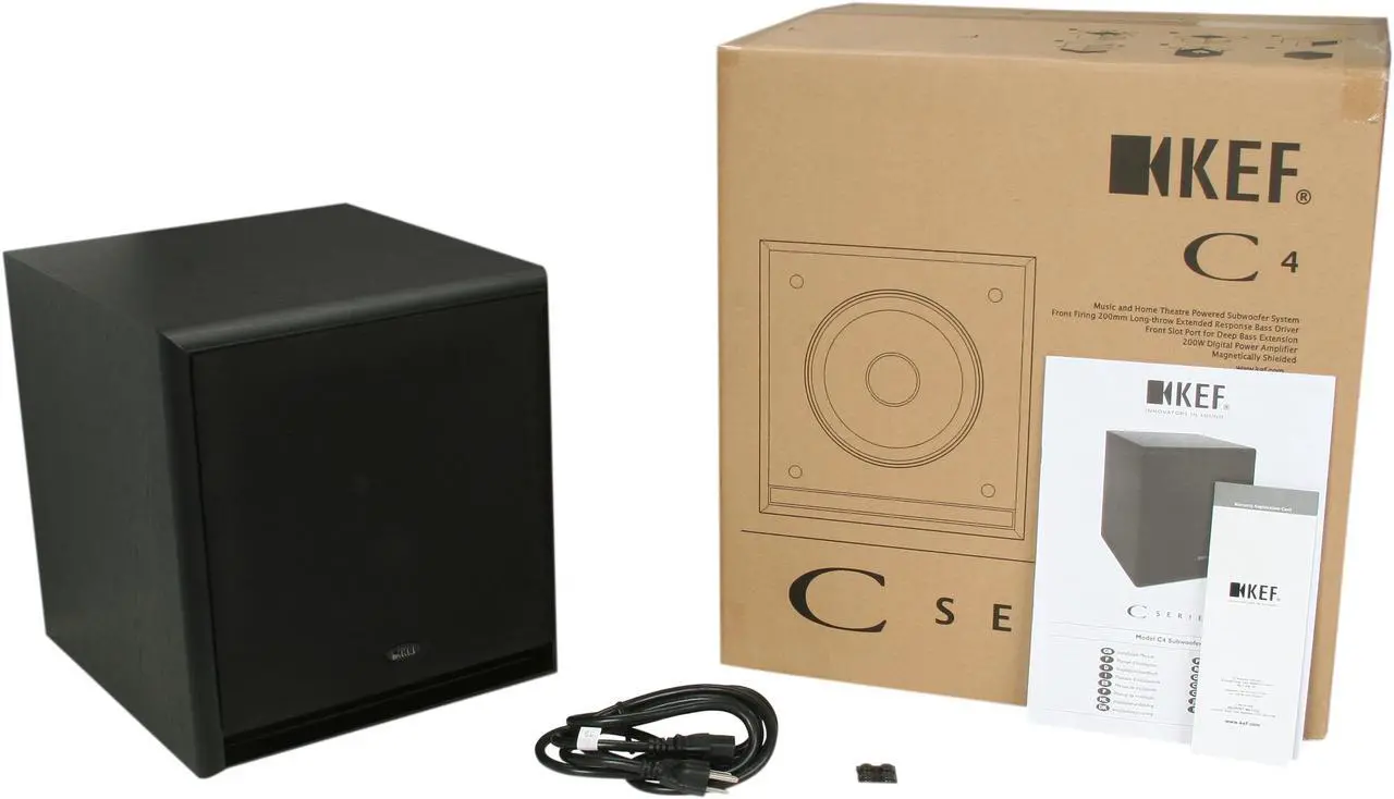 Alt view image 6 of 6 - KEF C4 Subwoofer Single