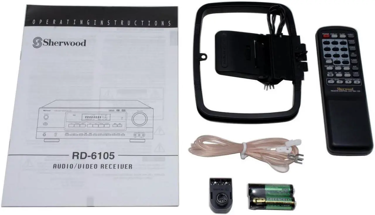 Alt view image 7 of 8 - Sherwood RD-6105 5.1-Channel 500W Dolby Digital/ DTS Receiver